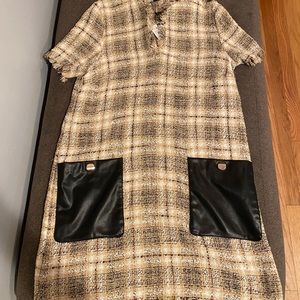 NWT Zara Tweed Dress